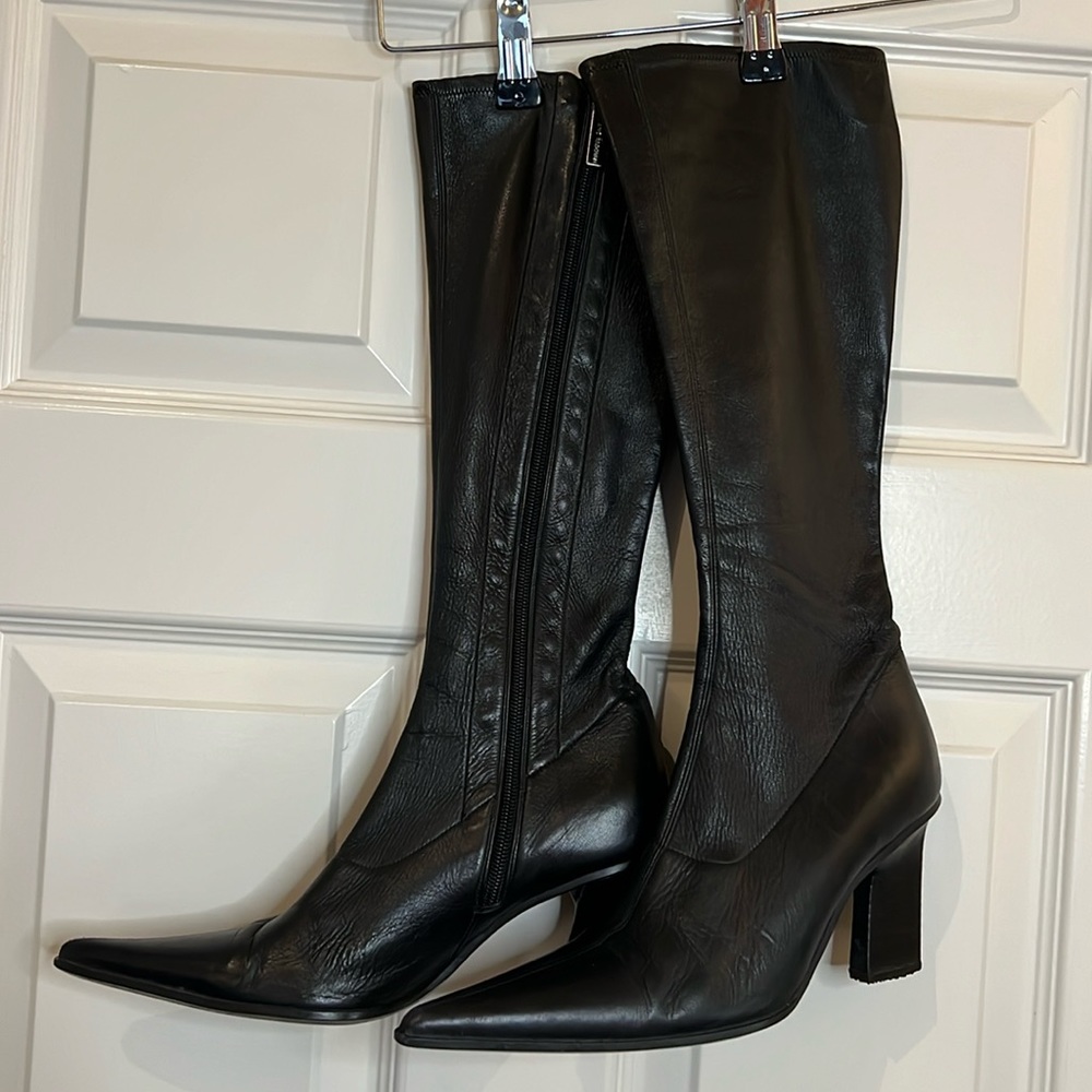 Luciano Padovan Leather Knee High Boots
